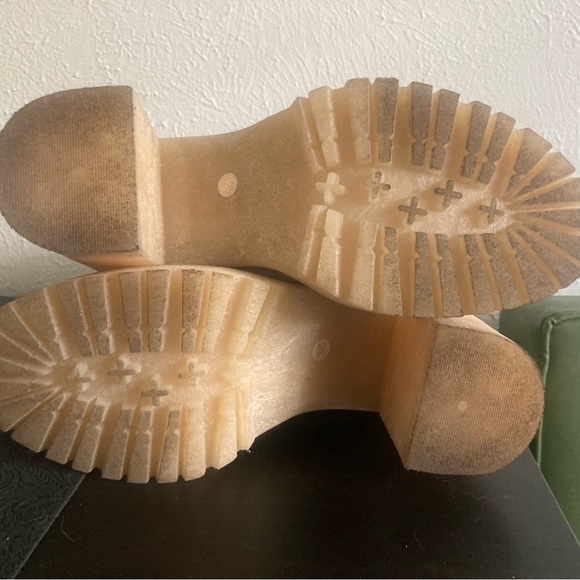 Free People James Chelsea Boots Bone White Size 6 - Picture 3 of 4